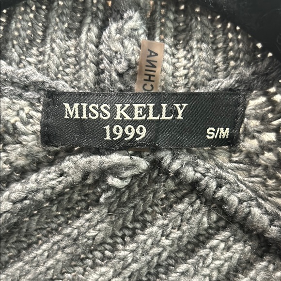 Miss Kelly Gray Knit Open Front Sweater - Picture 2 of 6